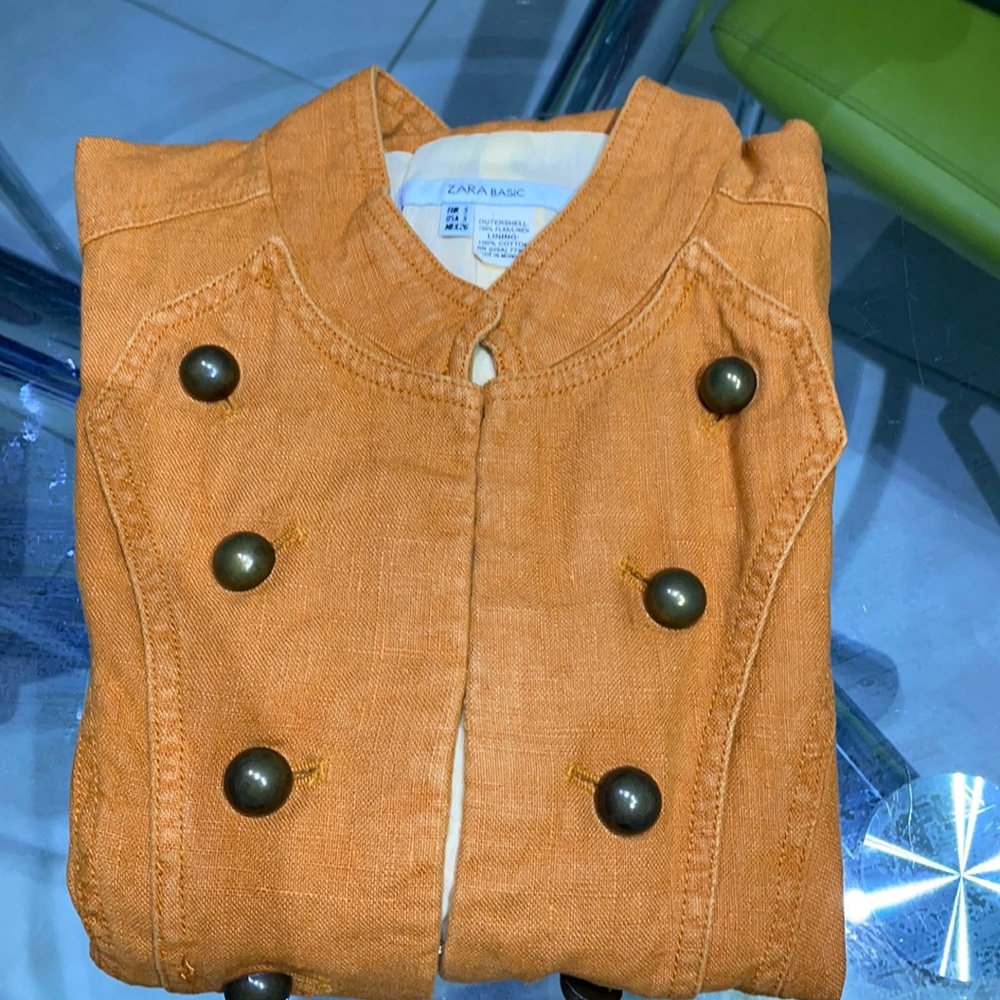 Zara Orange ๐ jacket - Picture 2 of 4